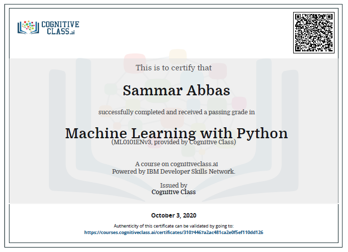 ML with Python